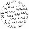 DIABLO PICANTE - ROUND BOOBS COASTERS 10 UNITS