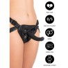 HIDDEN DESIRE - INFERNO ADJUSTABLE BACK SUPPORT HARNESS BLACK