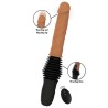 HIDDEN DESIRE - INFERNO REALISTIC DOUBLE THRUSTING VIBRATOR WITH REMOTE CONTROL 40.5 CM LIGHT SKIN TONE