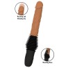 HIDDEN DESIRE - INFERNO REALISTIC DOUBLE THRUSTING VIBRATOR WITH REMOTE CONTROL 40.5 CM LIGHT SKIN TONE