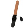 HIDDEN DESIRE - INFERNO REALISTIC DOUBLE THRUSTING VIBRATOR WITH REMOTE CONTROL 40.5 CM LIGHT SKIN TONE