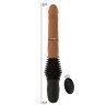 HIDDEN DESIRE - INFERNO REALISTIC DOUBLE THRUSTING VIBRATOR WITH REMOTE CONTROL 40.5 CM LIGHT SKIN TONE