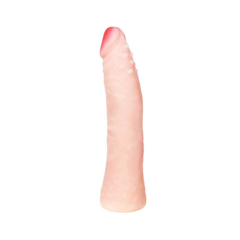 BAILE - DILDO SILICONA TACTO PIEL REALISTICO 19 CM COLOR CAJA ALEATORIO