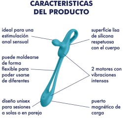 SATISFYER - PLUG  PLAY 1 FLEXIBLE MULTIVIBRATOR