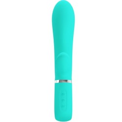 PRETTY LOVE - THOMAS VIBRADOR PUNTO G MULTIFUNCIÓN VERDE AGUA