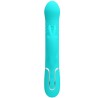 PRETTY LOVE - COALE RABBIT VIBRATOR PEARLS AQUA GREEN