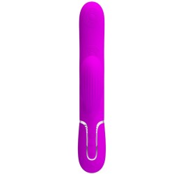 PRETTY LOVE - PERLITA VIBRADOR PUNTO G 3 EN 1 MULTIFUNCIÓN VIOETA