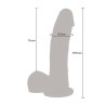 GET REAL - DILDO EMPUJE MAGNÉTICO PULSANTE NATURAL