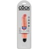 KING COCK - VIBRADOR REALISTICO STIFFY 17.8 CM NATURAL