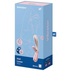 SATISFYER - HOT LOVER VIBRATOR ROSE  BEIGE