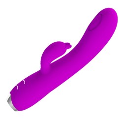 PRETTY LOVE - REGINA VIBRADOR-SUCCIONADOR RECARGABLE MORADO