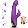 ARMONY - METEROR DILDO VIBRADOR RABBIT ROTADOR VIOLETA